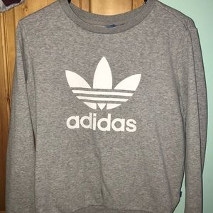 Gray Adidas Sweater